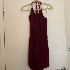 Magenta Ella Moss mini dress